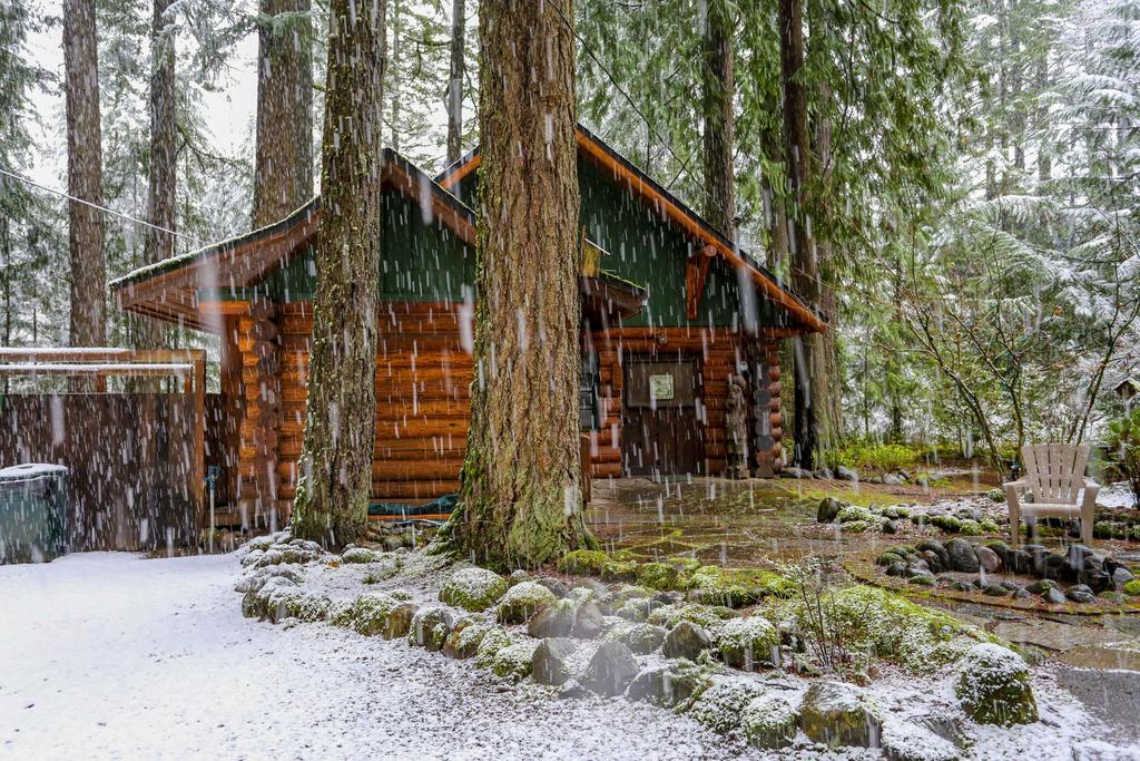 Zoe'S Log Cabin Welches Esterno foto